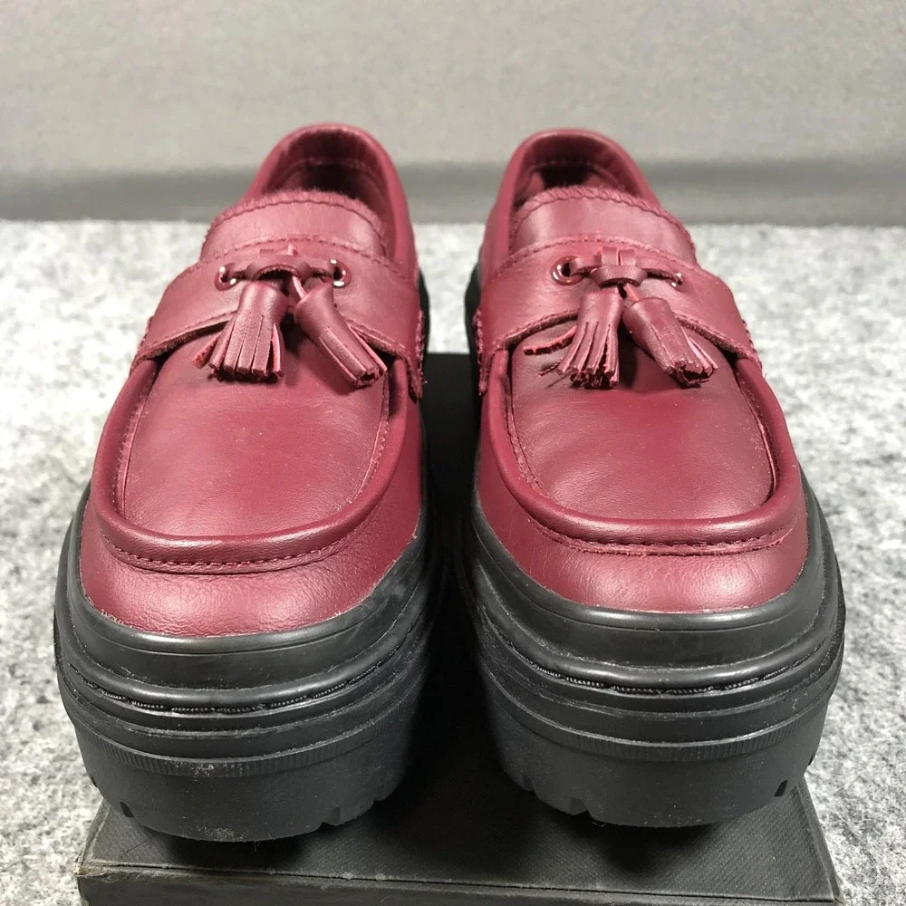 Converse Chuck Taylor All Star Lugged Heel Loafer Womens 7 Deep Bordeaux A14708C